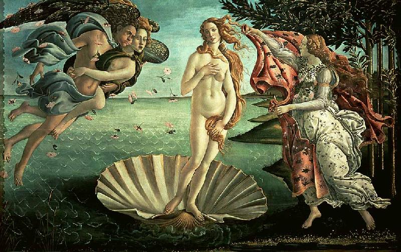 BOTTICELLI, Sandro The Birth of Venus fg Germany oil painting art